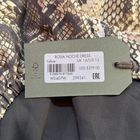 All Saints Animal Print Dress - Brown and Black - Picture 5 of 9